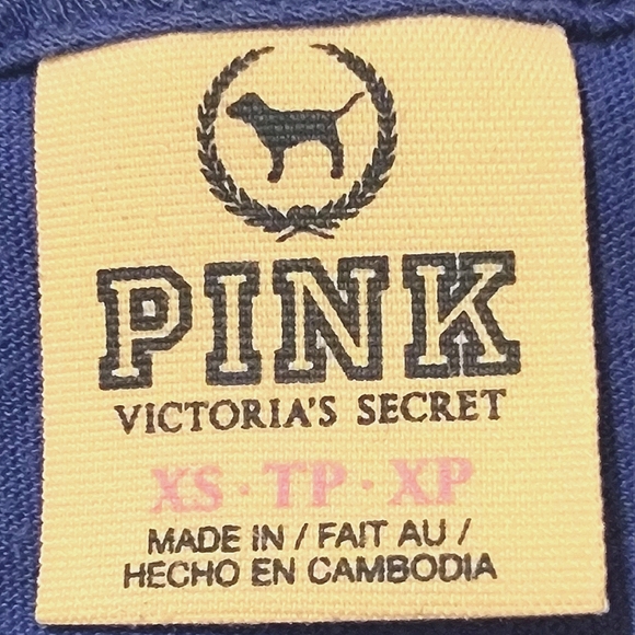PINK Victoria Secret Short Sleeve Shirt XS - Picture 3 of 4